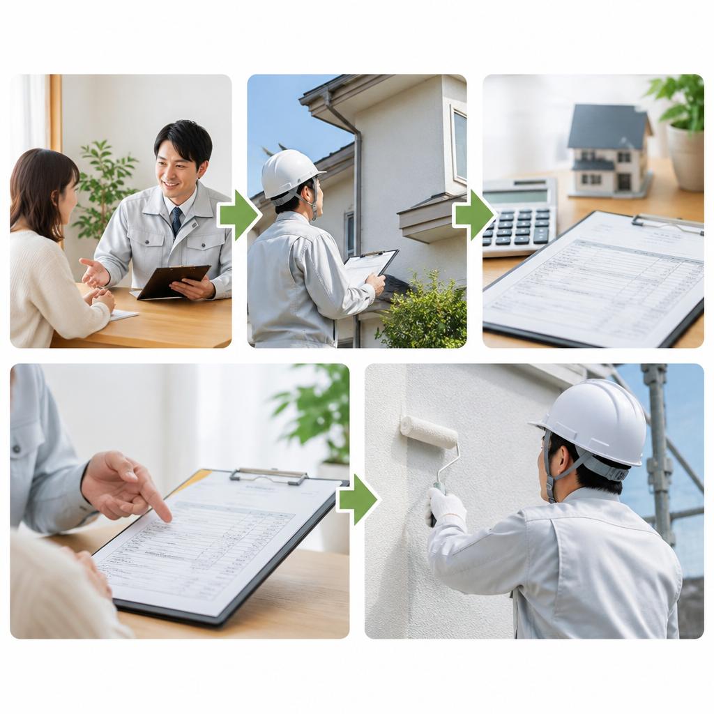 現地調査もお見積りも無料。納得してからご依頼いただけます