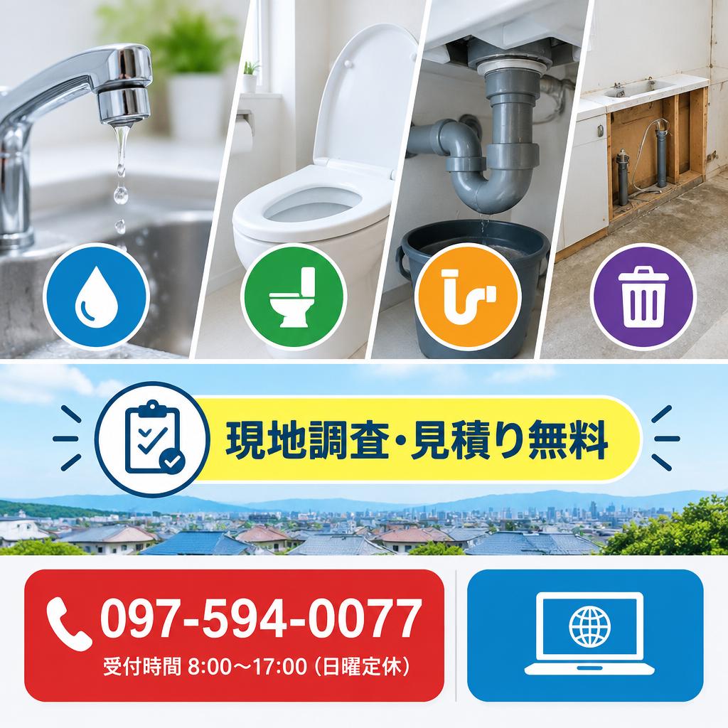 トイレの困りごとは、まず無料相談から。お気軽にご連絡ください