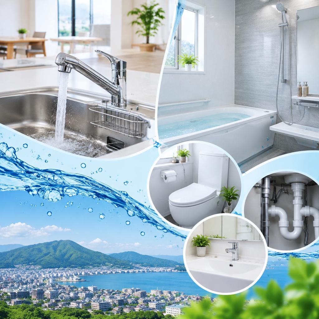 キッチンから浴室まで、水回りのトラブルは私たちにお任せ！大分市の水道修理・リフォームなら永興設備へ