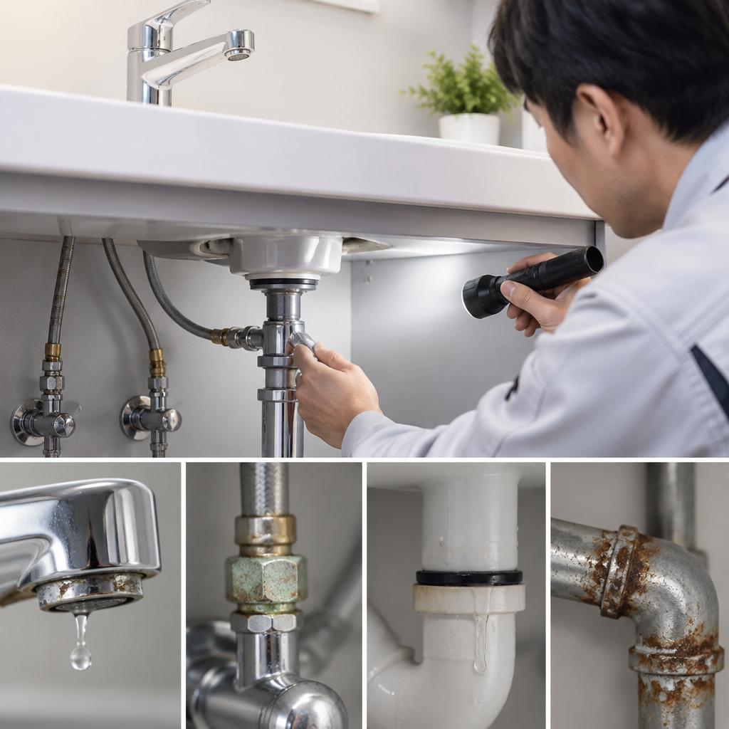 水漏れの原因を見極め、必要な修理・交換をご提案