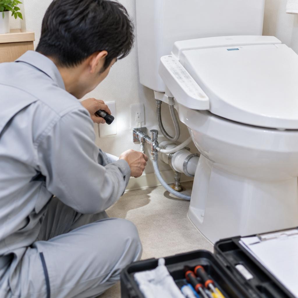 永興設備の専門修理。原因を見極め、丁寧に対応