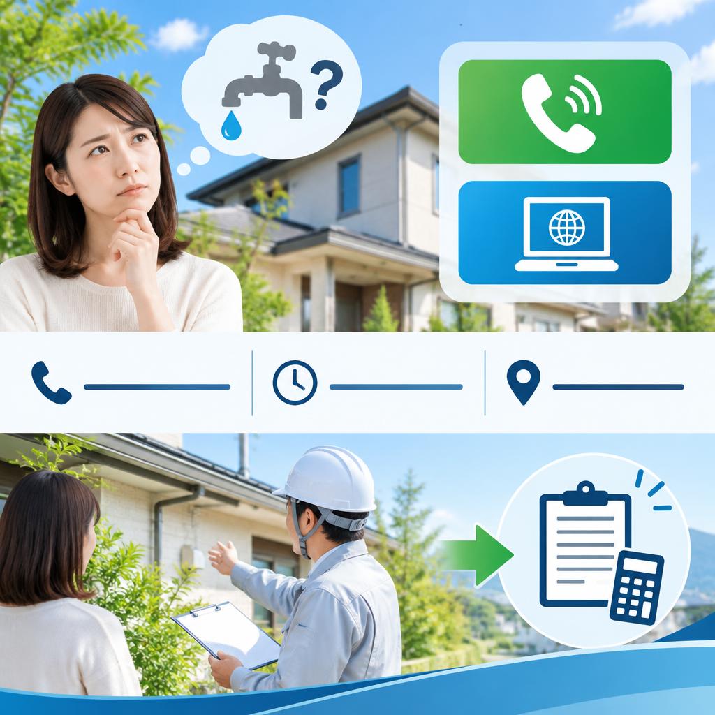 まずは無料相談から。水まわりの不安を聞かせてください