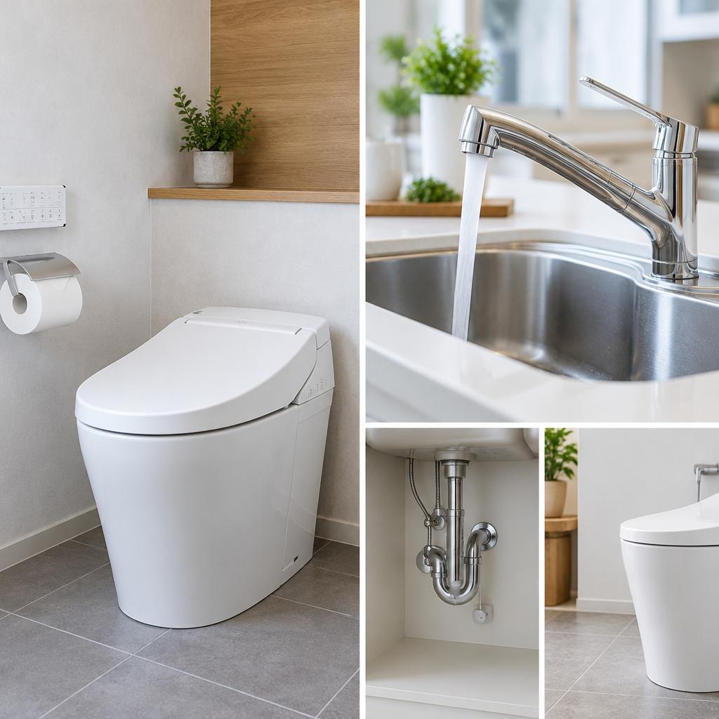 トイレもキッチンも、使いやすさを一新