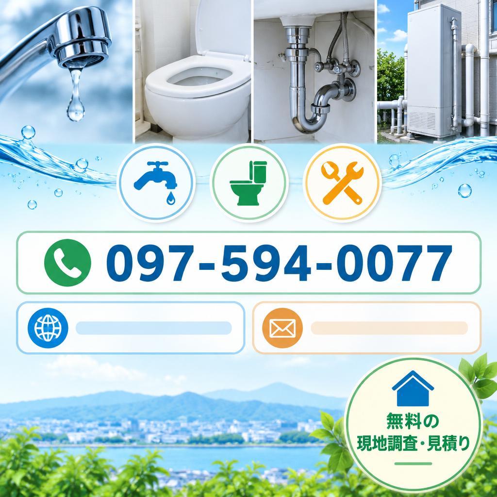 大分市の水道修理、まずは永興設備へご相談ください