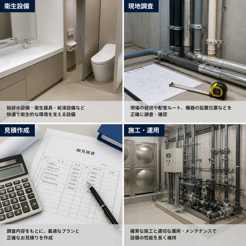相談から施工まで、見積り内容を確かめて安心スタート