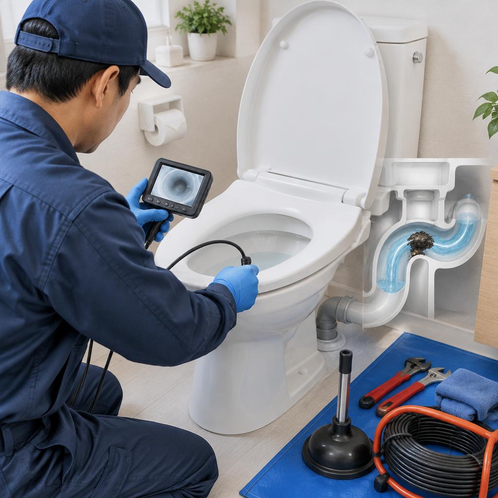 トイレ詰まり、もう慌てない。詰まり箇所の確認から修理・脱着まで、永興設備が大分の水回りを迅速サポート！