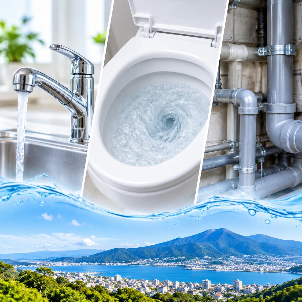 蛇口交換も、つまりも、配管工事も。大分の水回りの困ったを永興設備が迅速サポート！
